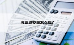 股票成交量怎么算？