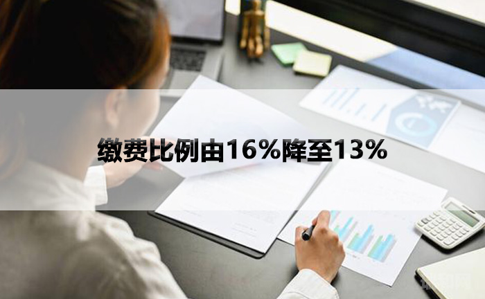 缴费比例由16%降至13%